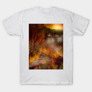 mystical forest fire T-Shirt